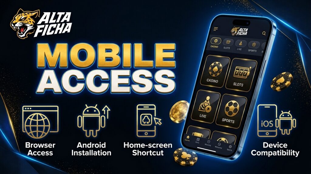 mobile access altaficha